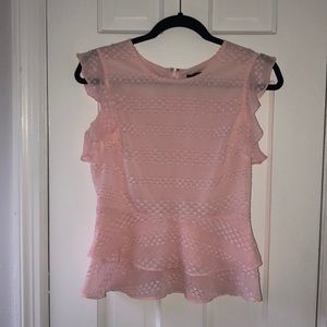 Banana Republic Light Pink Dress Blouse